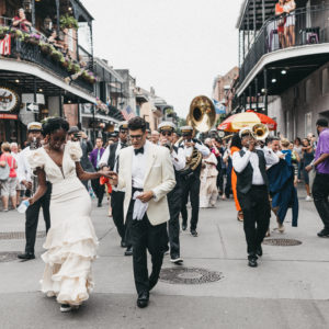 second line new orleans wedding