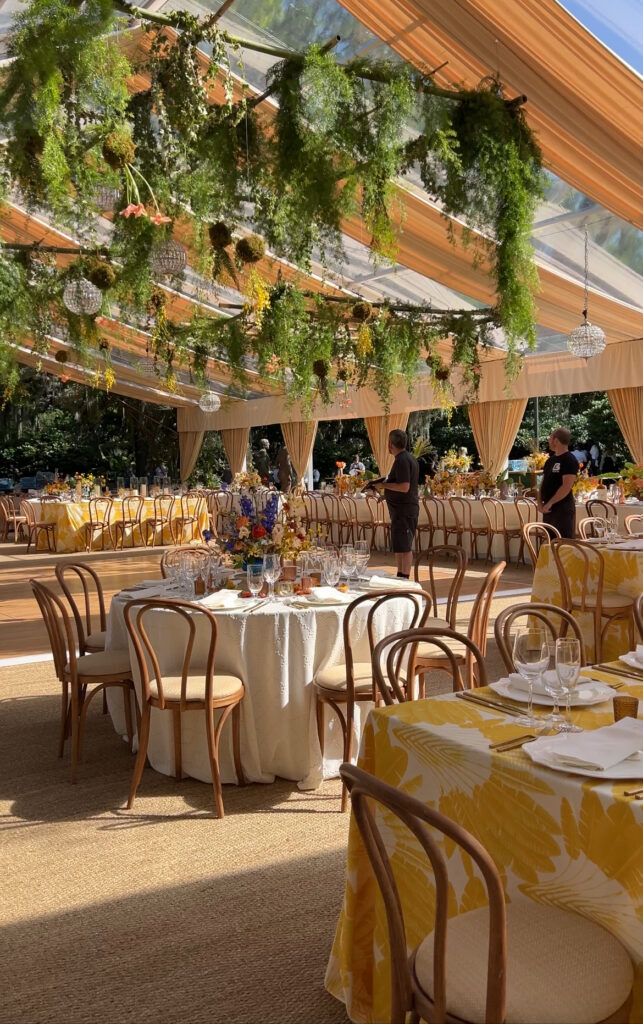 Stunning Table Decor for a garden wedding
